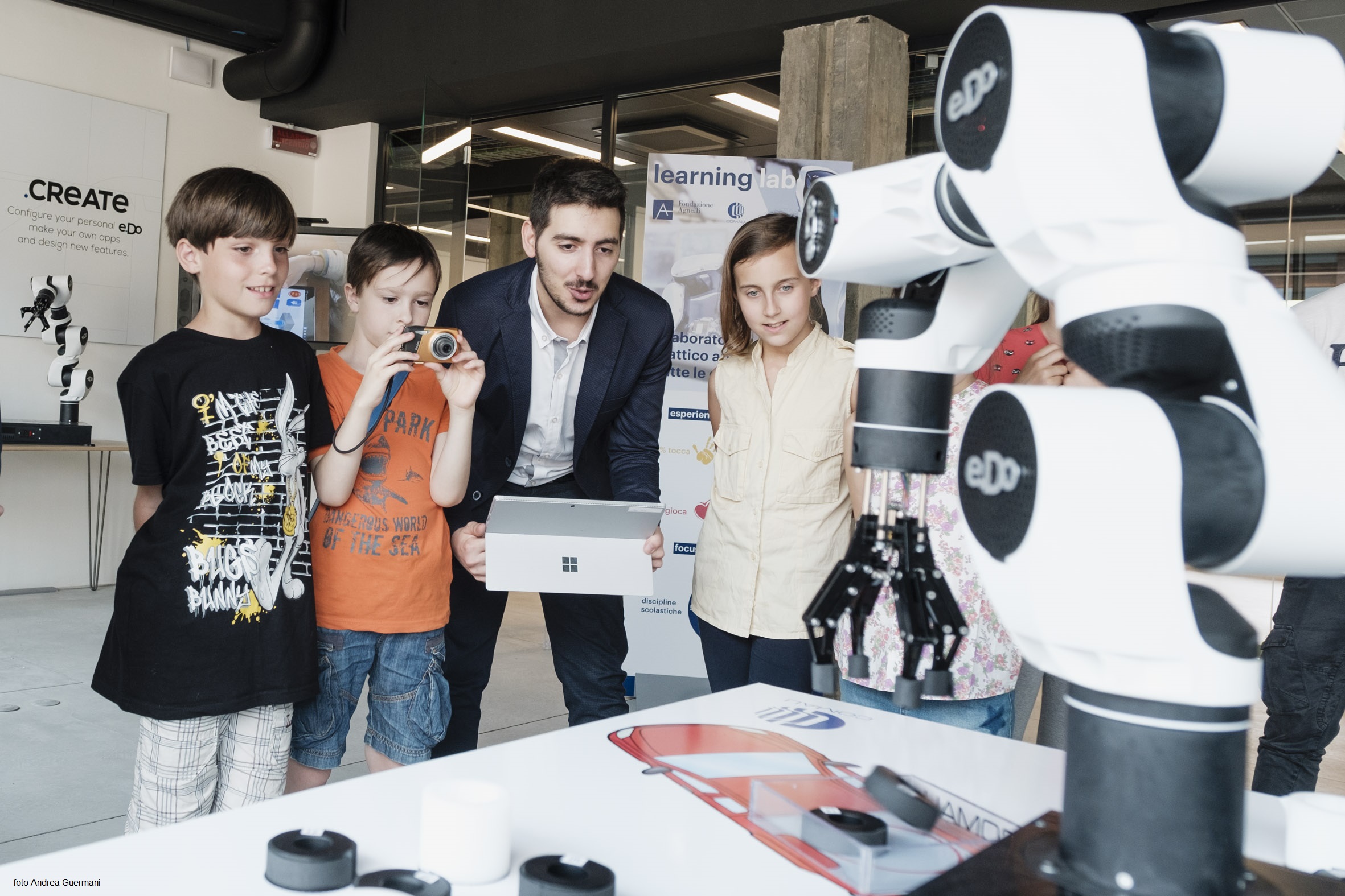 Innovativo Learning Lab con il robot e.DO