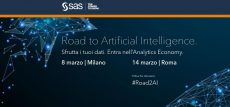 Road to Artificial Intelligence, a Milano e Roma il roadshow SAS